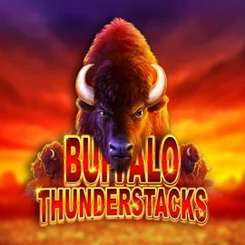 Buffalo Thunderstacks game by Amatic Industries – logo hosted on 50 Cent Casino
