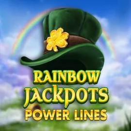 Official Jackpots logo: Rainbow Jackpots Power Lines by Red Tiger Gaming at 50 Cent Casino