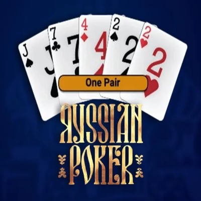 Russian Poker logo by OneTouch Games at 50 Cent Casino