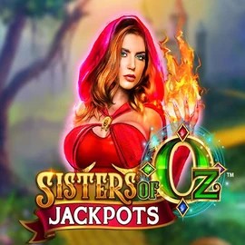 Sisters Of Oz Jackpots slot logo by Triple Edge Studios at 50 Cent Casino