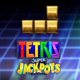 Tetris Super Jackpots casino game by WMS – featured logo at 50 Cent Casino